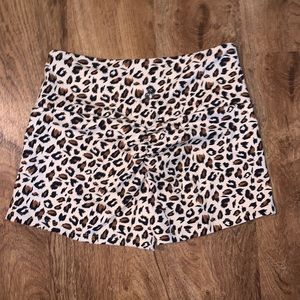 Ryderwear cheetah bum scrunch shorts